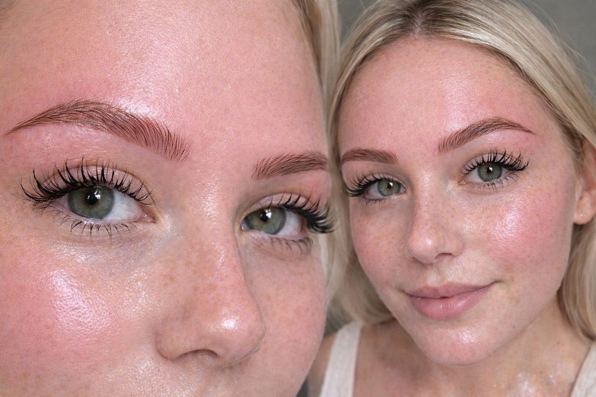 Beautiful, natural-looking permanent makeup brows